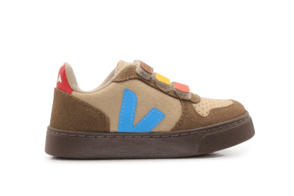 Veja Klittenband Schoen V10-Small Suède - Desert Egee Brown - hatshoe