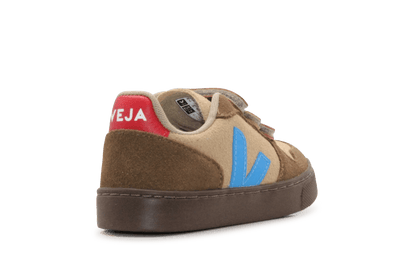 Veja Klittenband Schoen V10-Small Suède - Desert Egee Brown - hatshoe