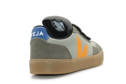 Veja Klittenband Schoen V90-Small Leer - Clay Mango Kaki - hatshoe