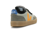 Veja Klittenband Schoen V90-Small Leer - Clay Mango Kaki - hatshoe