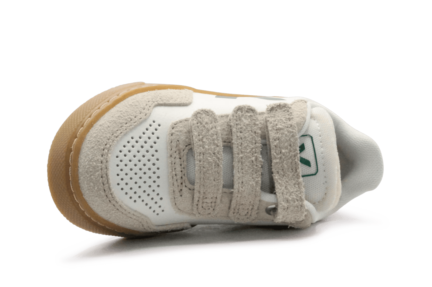 Veja Klittenband Schoen V90-Small Leer - Pure Golf Almond - hatshoe