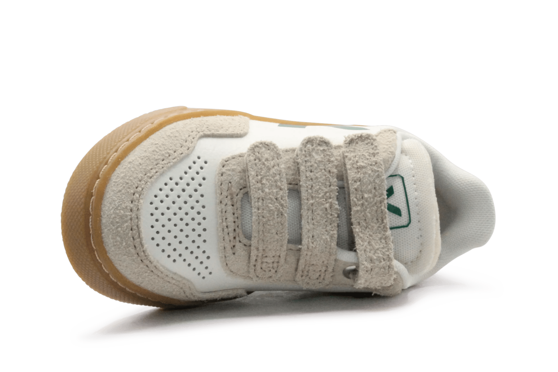 Veja Klittenband Schoen V90-Small Leer - Pure Golf Almond - hatshoe