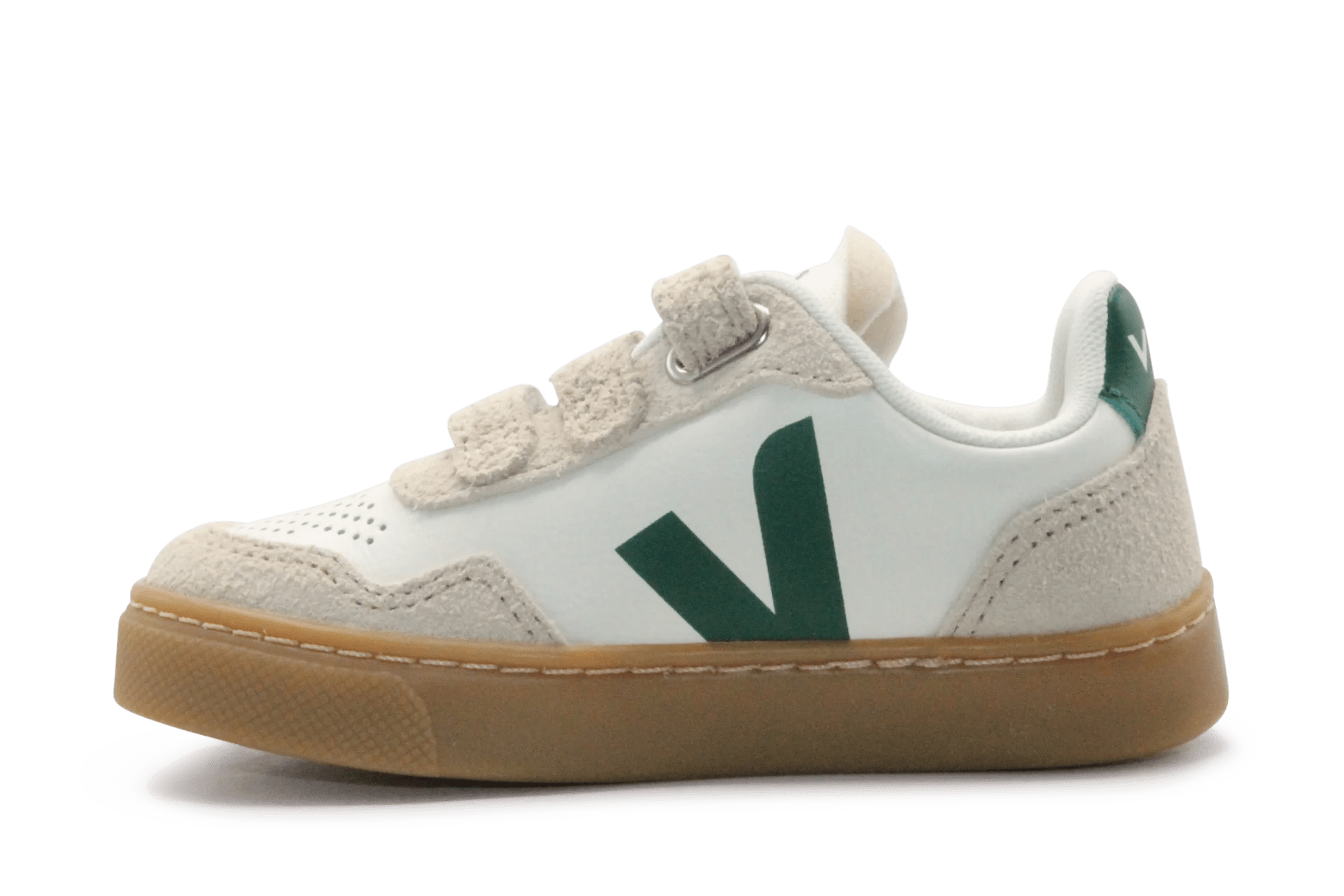 Veja Klittenband Schoen V90-Small Leer - Pure Golf Almond - hatshoe