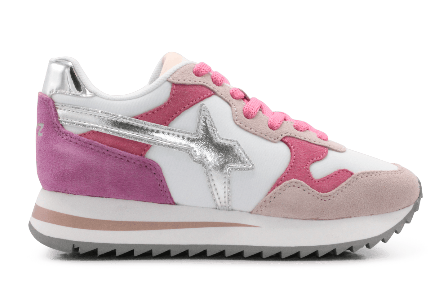W6YZ Sneaker Trally - J - Roze - hatshoe