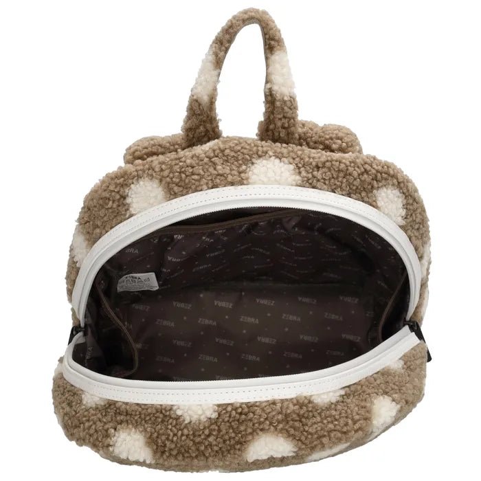Zebra Stippel Teddy Rugzak