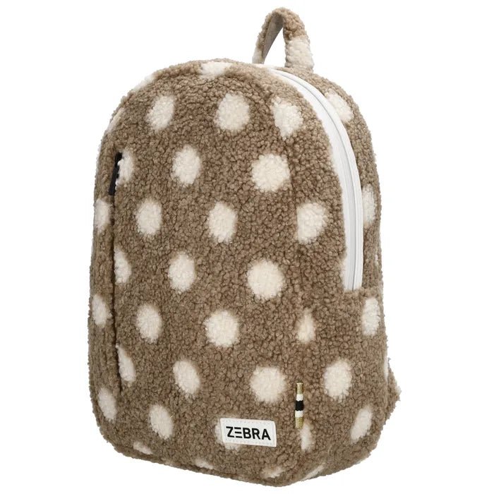Zebra Stippel Teddy Rugzak