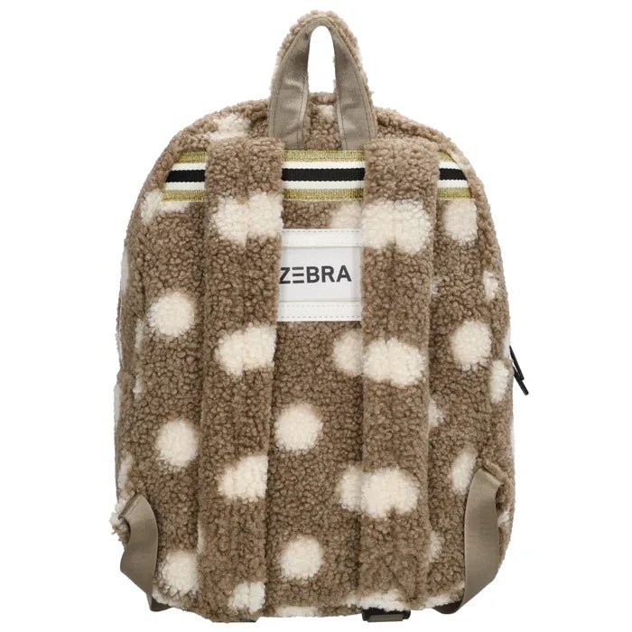 Zebra Stippel Teddy Rugzak